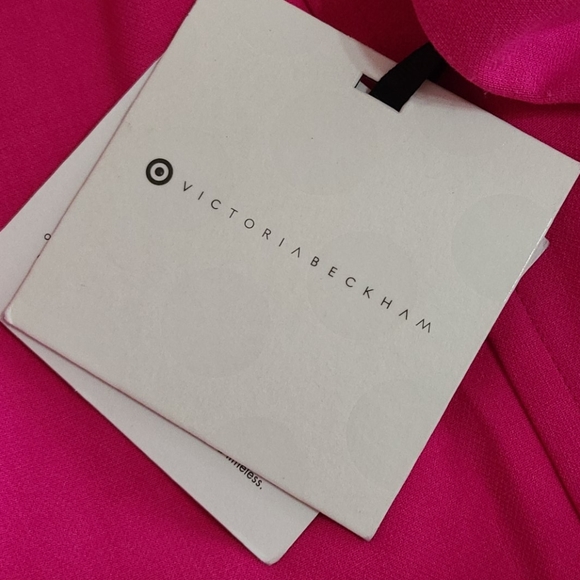 Victoria Beckham Fuchsia Drop Waist Dress Sz. XS - Picture 8 of 10